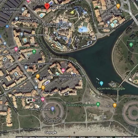 아파트 Le Sopraland 419, T2 Climatise, Piscine, Parking 아그